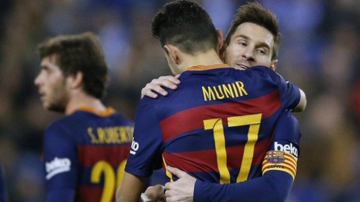 Καθάρισε με Μουνίρ η Μπαρτσελόνα, 0-2 την Εσπανιόλ