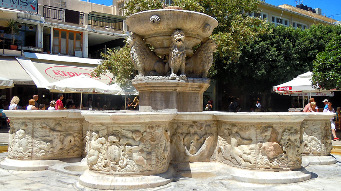 Running water restored to ‘Lion Fountain’ after a decade