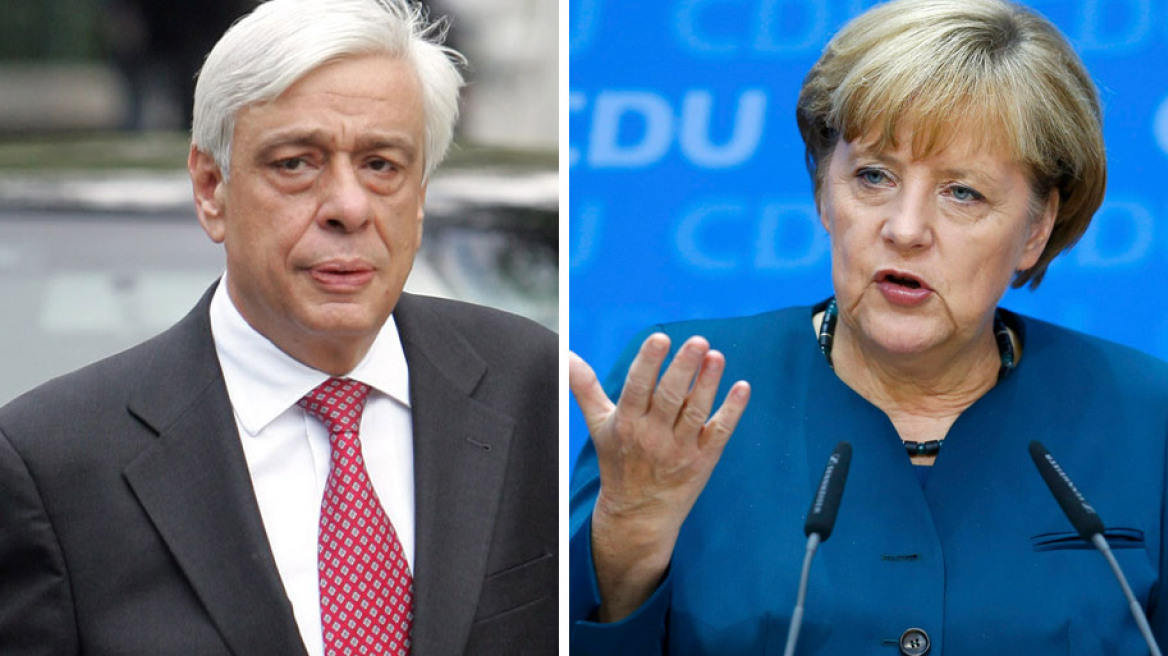 Αποθεώνει τη Μέρκελ ο Παυλόπουλος: «Ειναι μεγάλη πολιτικός!»