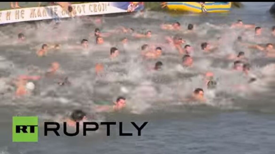 Σερβία: Δείτε πως γιόρτασαν τα Θεοφάνεια στο Βελιγράδι