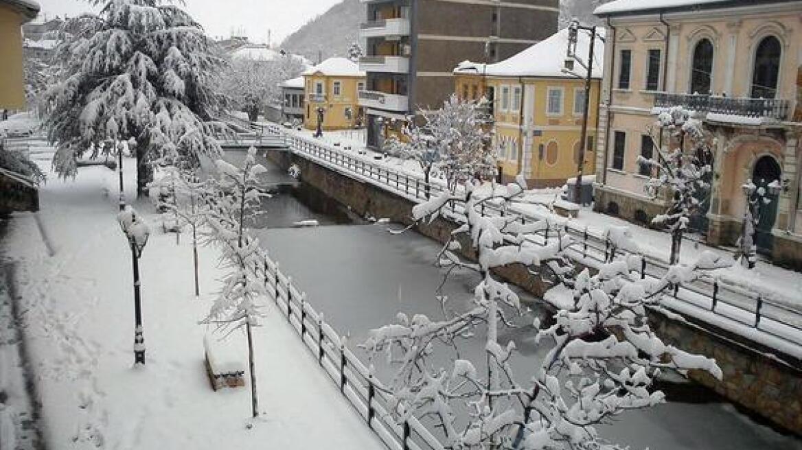 Τσουχτερό κρύο στη Βόρεια Ελλάδα: -12 στην Πτολεμαΐδα και -7 στη Φλώρινα 