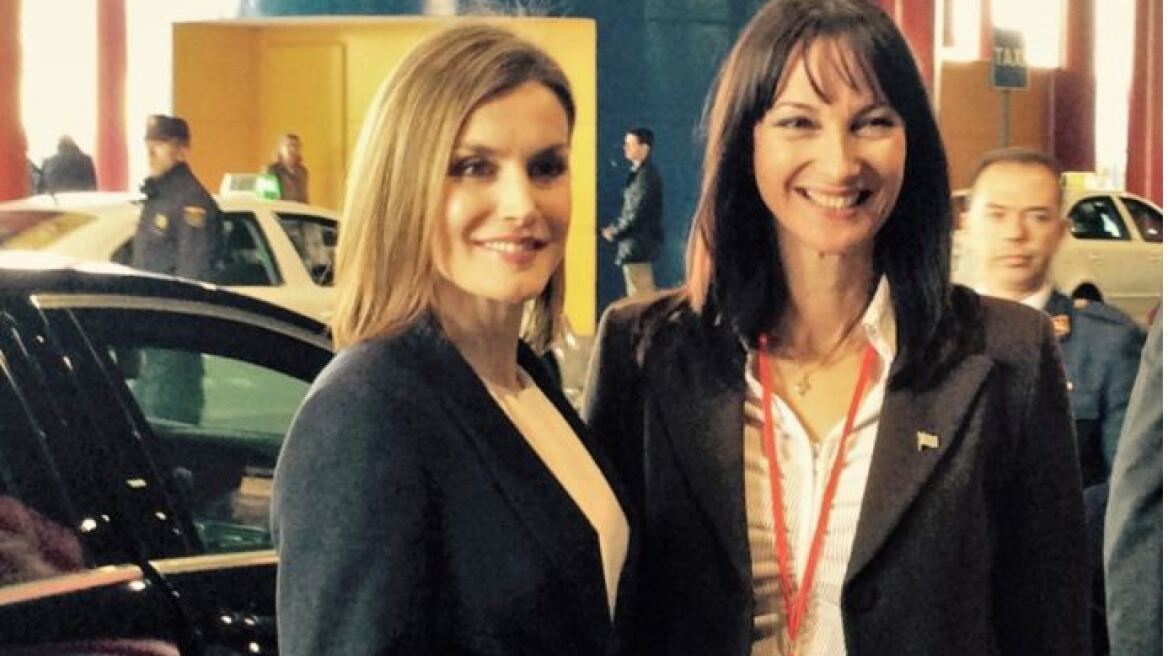 Συνάντηση Κουντουρά με τη Βασίλισσα της Ισπανίας, Λετίσια