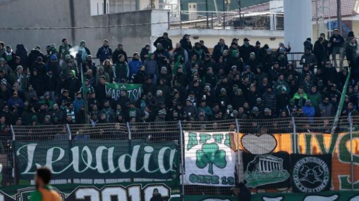 Panathinaikos fans vs. sports minister: umpire refused to start match due to fans' banner 