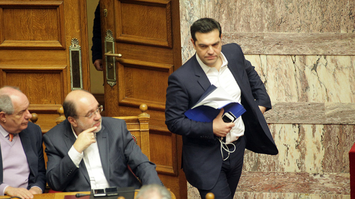 Αποχώρησε ο Τσίπρας από την Ολομέλεια