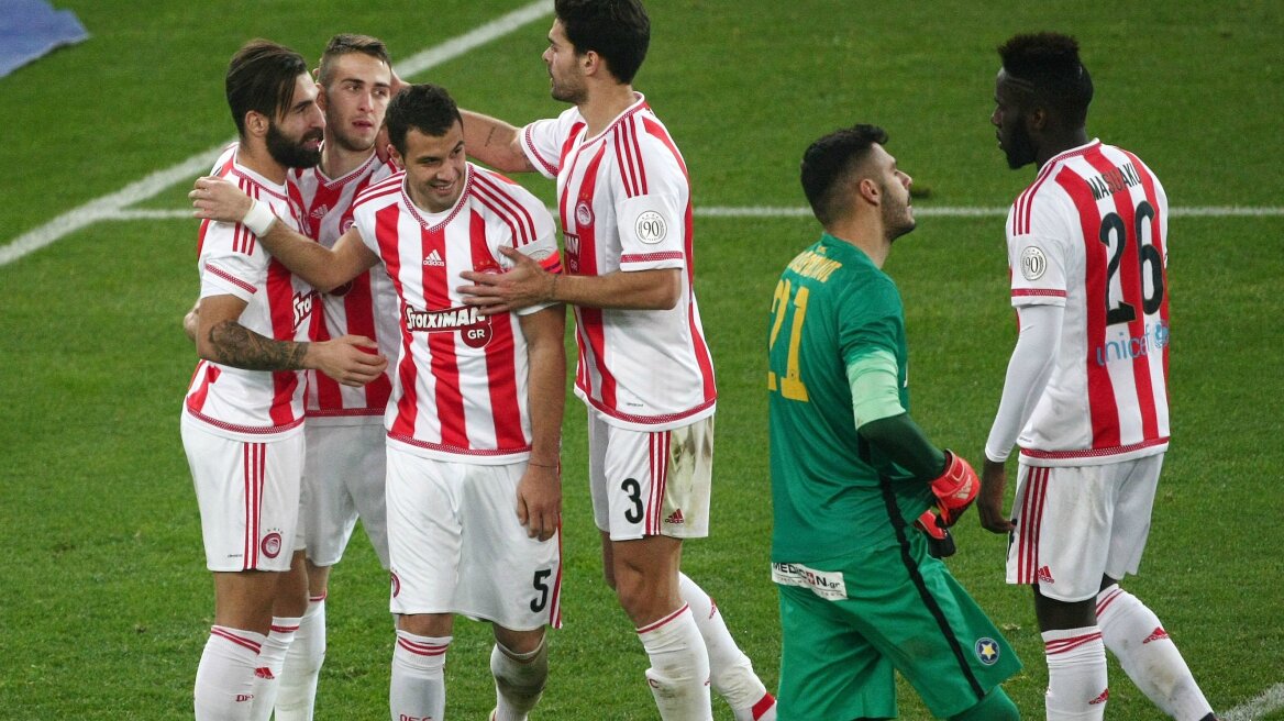 Ολυμπιακός πέντε αστέρων (5-0), «καθάρισε» την πρόκριση
