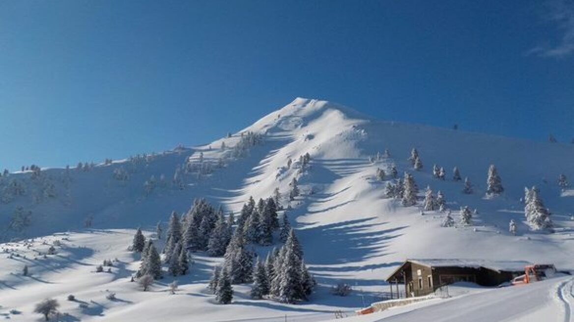 Video: Amazing drone footage above the ski slopes of Kalavryta