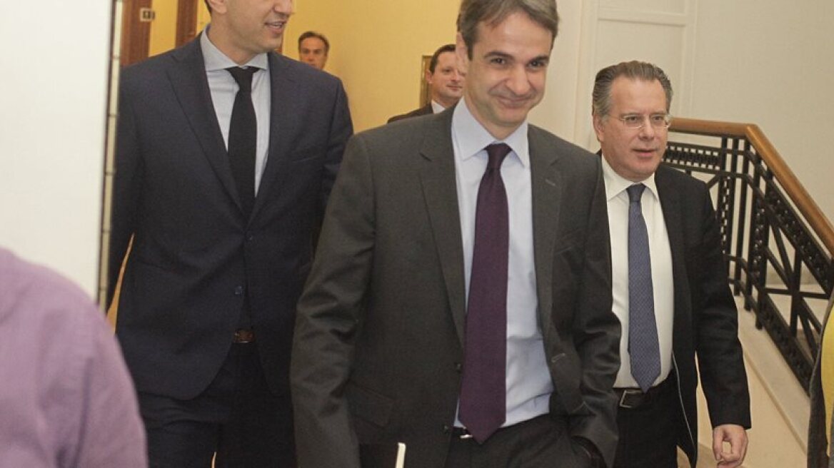 Alt Migration Min Mouzalas meets with ND leader Mitsotakis