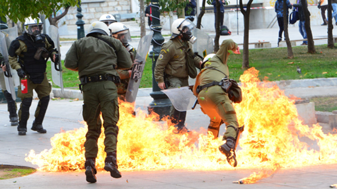 Violent episodes break out at Syntagma square