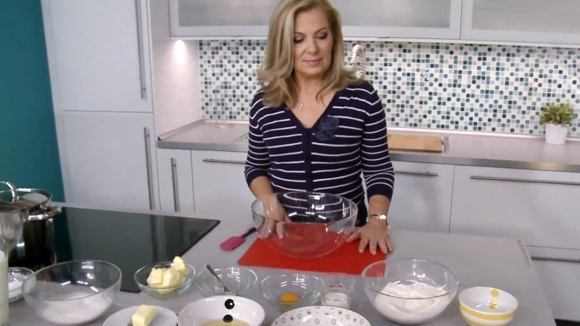 Τάρτα με κρέμα μπουγάτσας