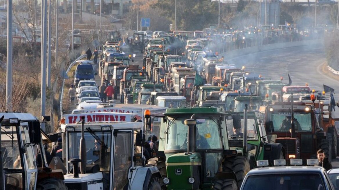 Farmers’ blockades to split Greece right down the middle