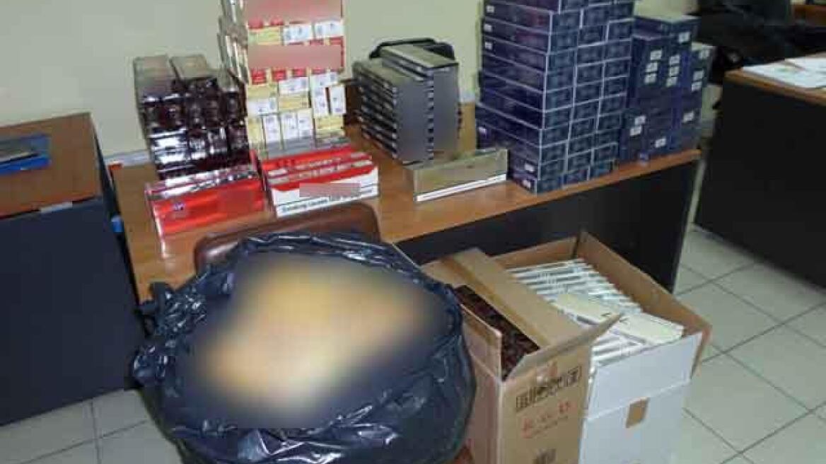 Κατερίνη: Έπιασαν γυναίκα λαθρέμπορο τσιγάρων και καπνού