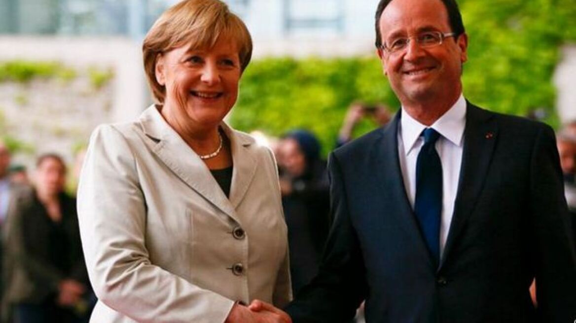Αποφασισμένοι να υπερασπιστούν τη Σένγκεν εμφανίζονται Μέρκελ και Ολάντ