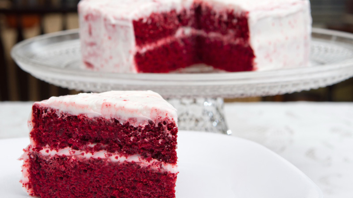 Τούρτα με Red Velvet Cake