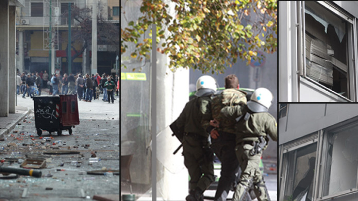 Clashes between farmers and police (pics+vid)