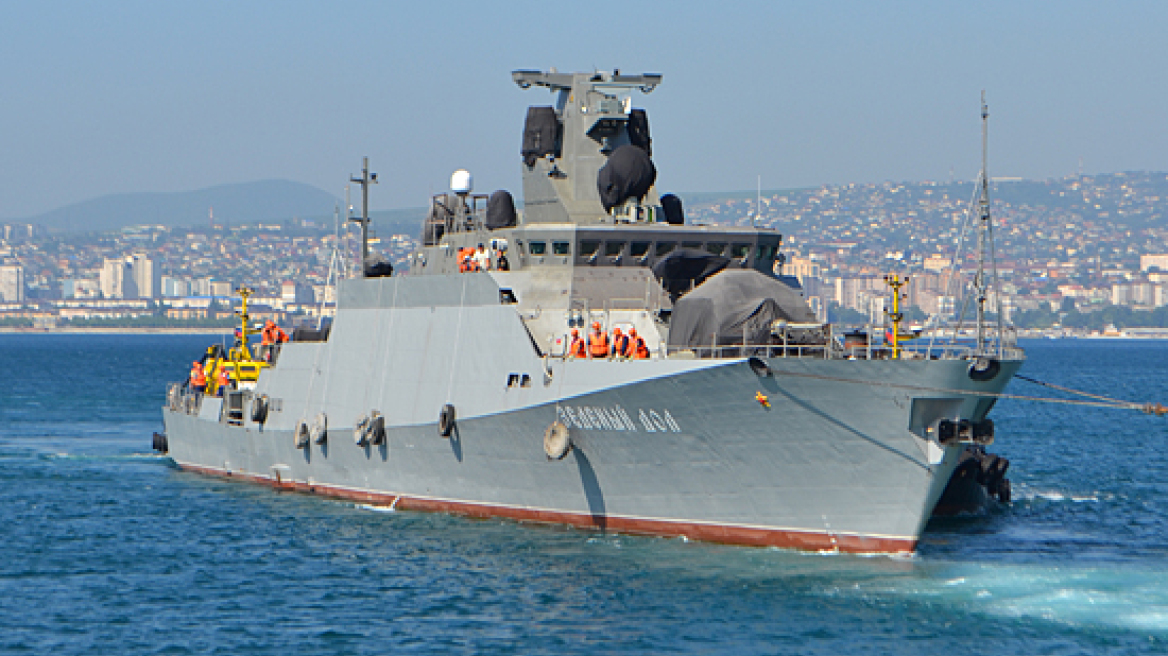 Ρωσική κορβέτα εκτόξευσης πυραύλων κατευθύνεται στη Συρία