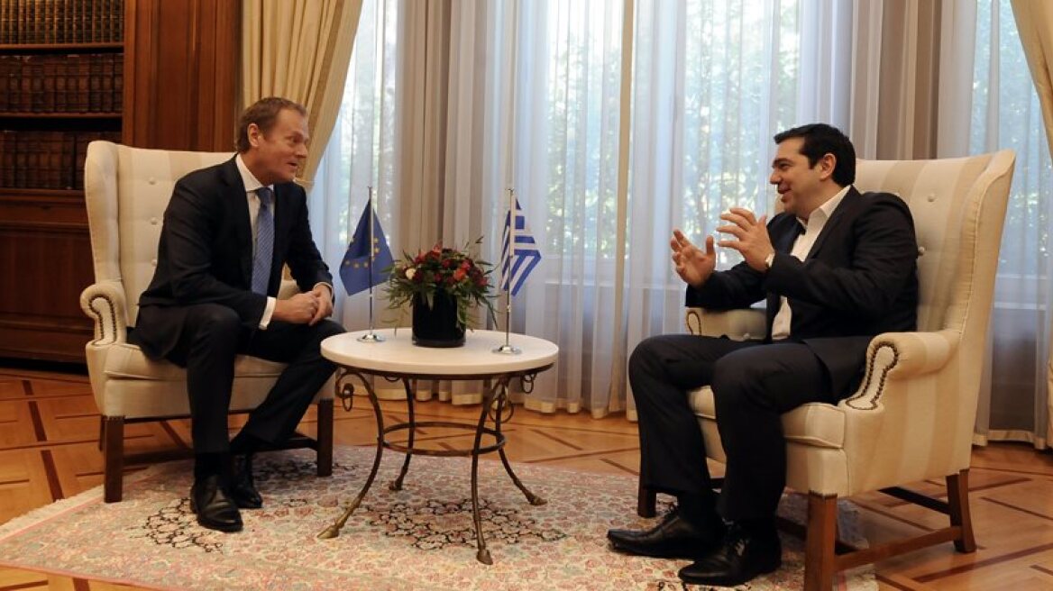 PM Tsipras: It’s not the time for exits – EU President Tusk: Greece’s exclusion from Schengen is not a solution