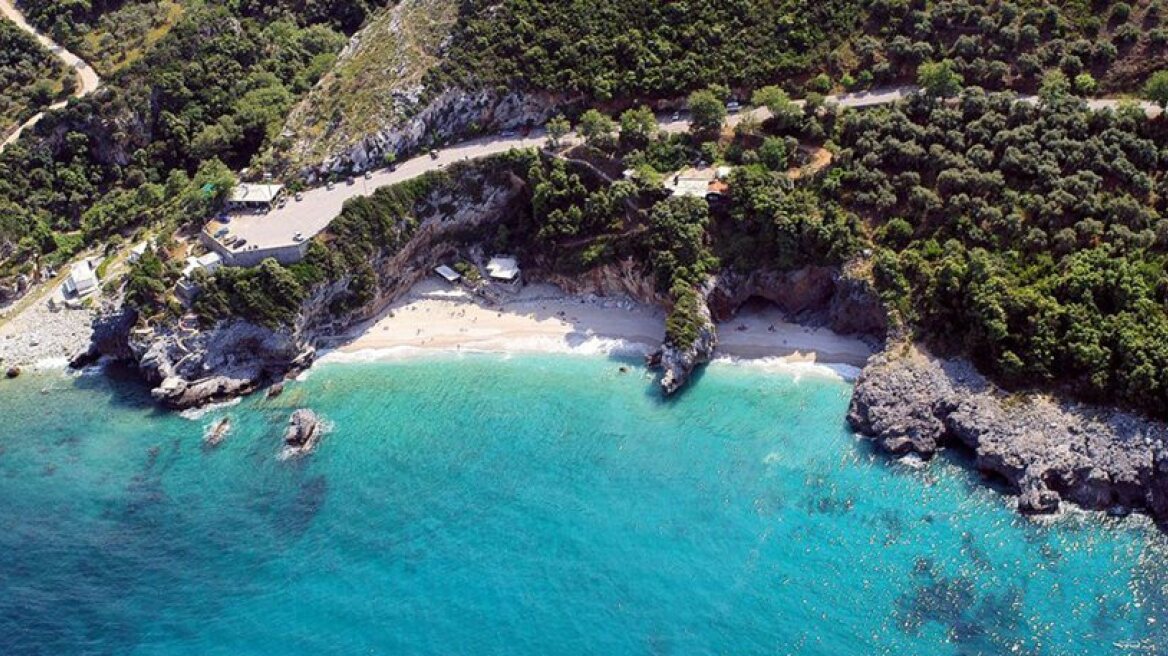 Watch Mylopotamos beach from above
