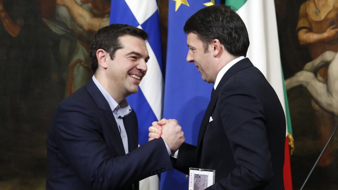 Ρέντσι: «Θα κάνω ό,τι μπορώ για να βοηθήσω τον Αλέξη Τσίπρα»
