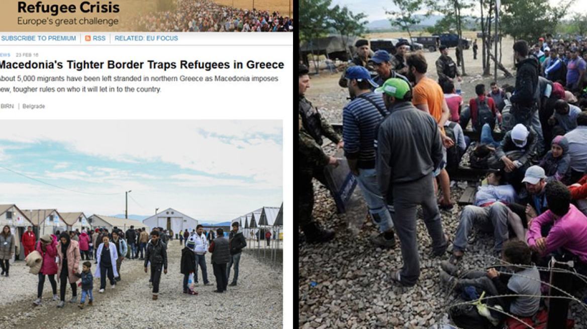 Διεθνή ΜΜΕ: Προσφυγική ασφυξία στην Ελλάδα