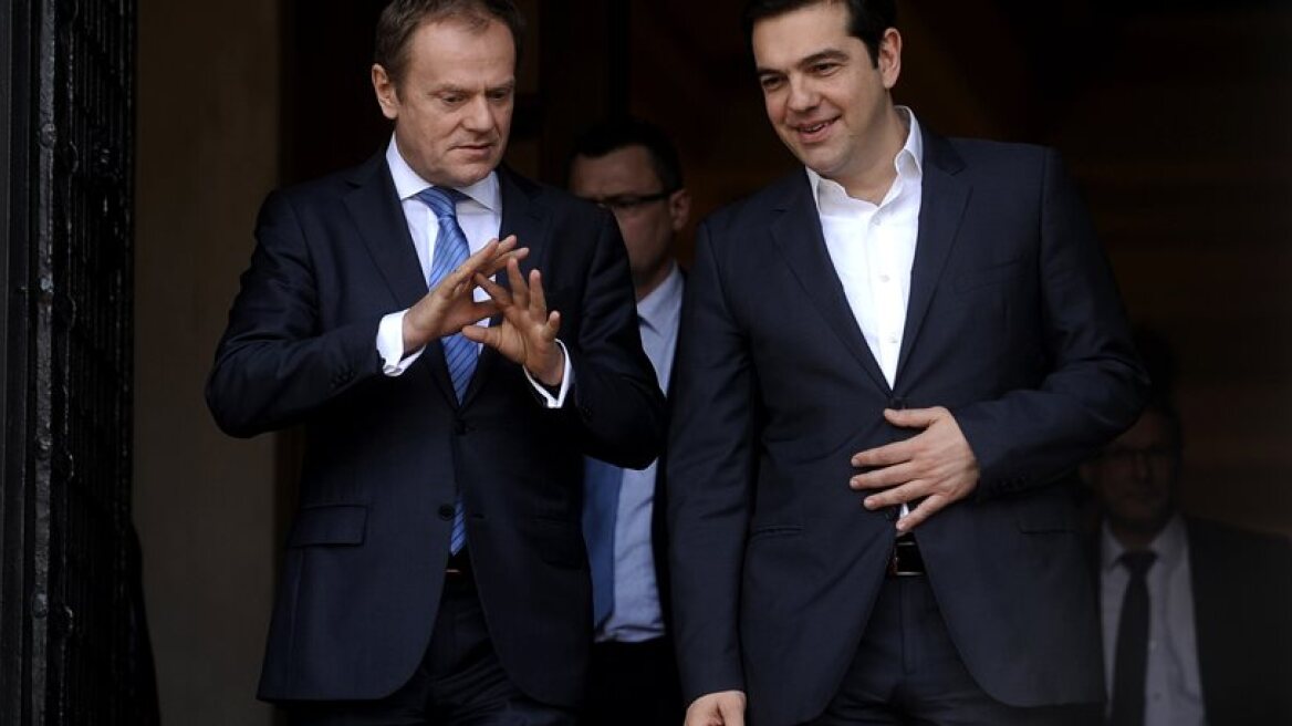 PM Tsipras meets with EC President Donald Tusk