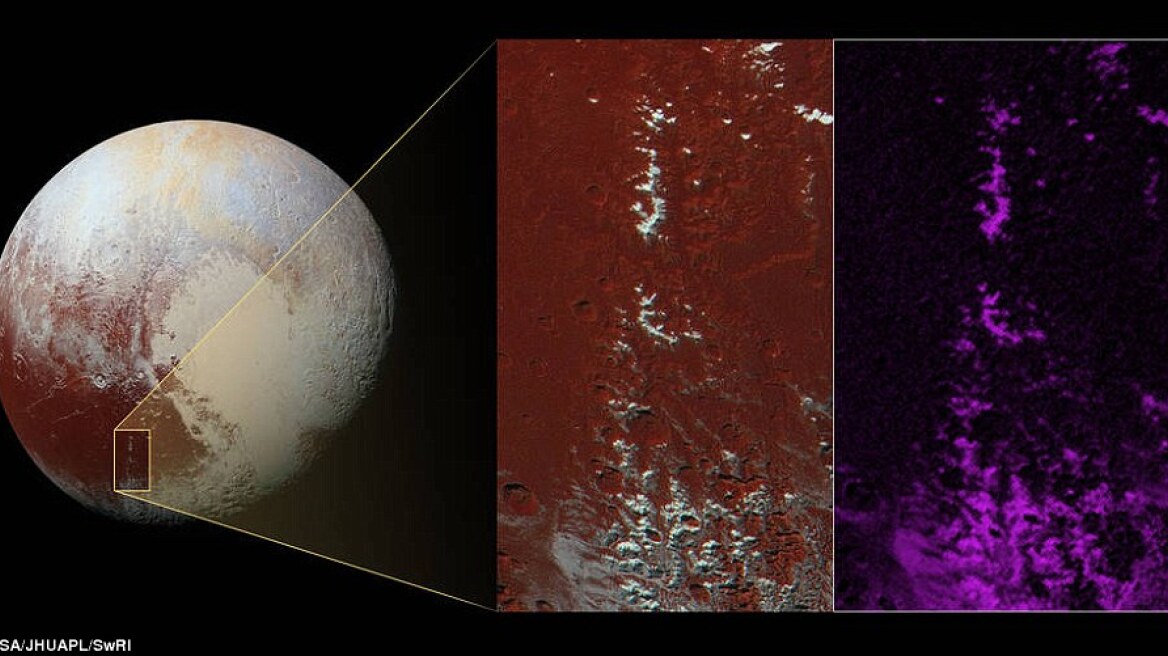 Τα βουνά στον πλανήτη Πλούτωνα είναι... χιονισμένα! 