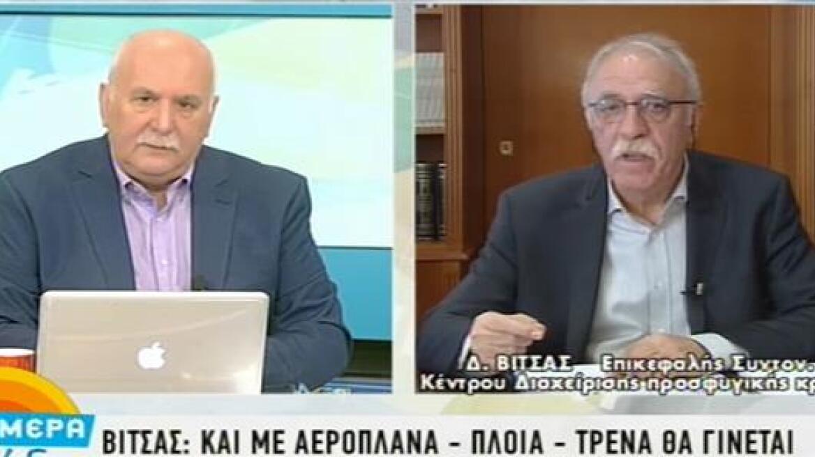 Δημήτρης Βίτσας: Πάνω από 31.000 οι εγκλωβισμένοι πρόσφυγες στην Ελλάδα