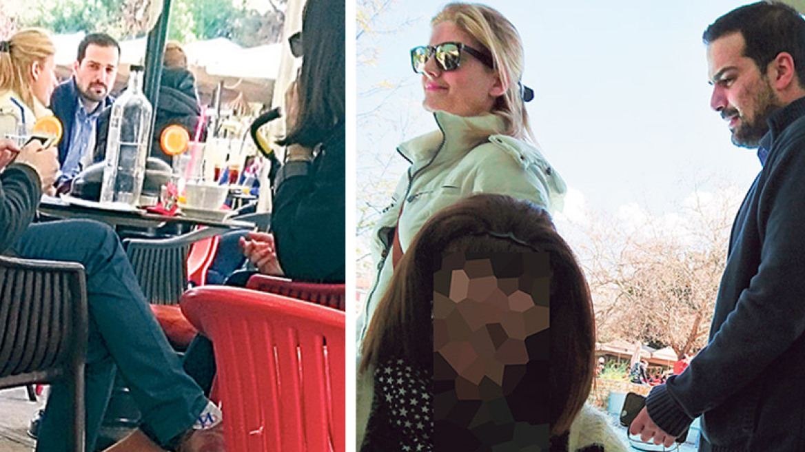 Γαβριήλ - Ράνια: Καφές στην πλατεία με συγχαρητήρια για το μωρό