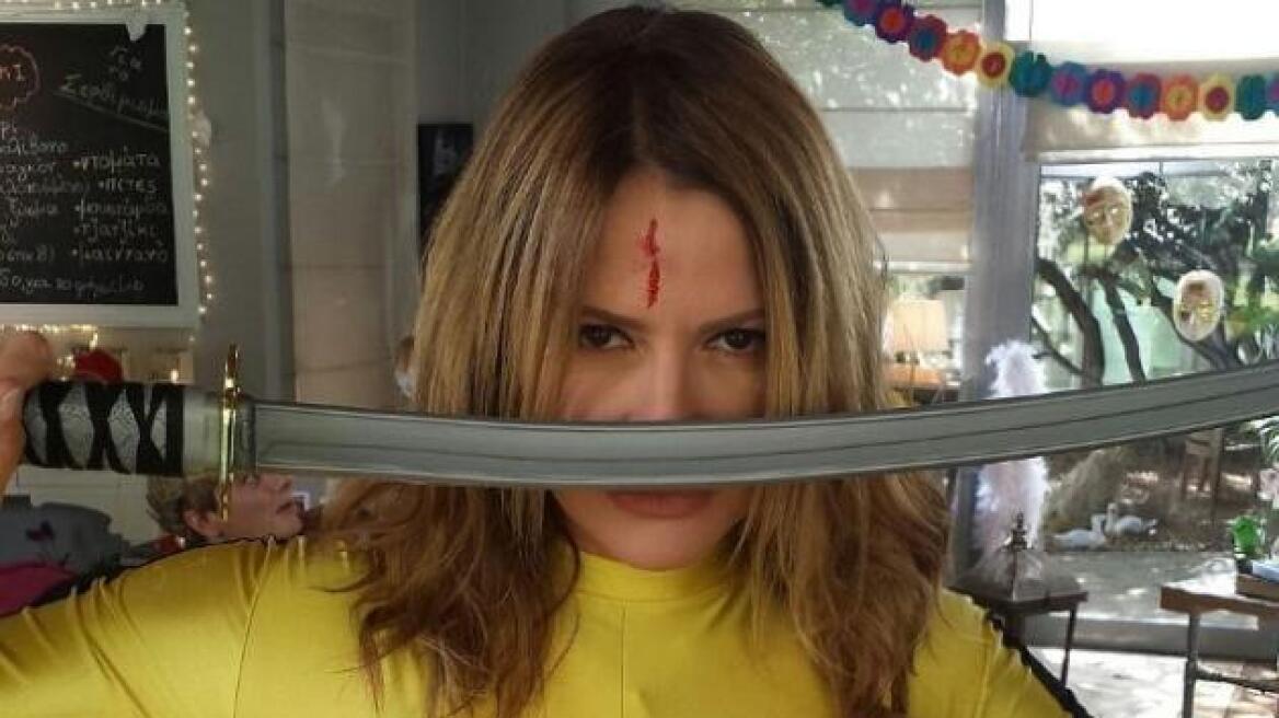 H Τζένη Μπαλατσινού ντύθηκε... Kill Bill