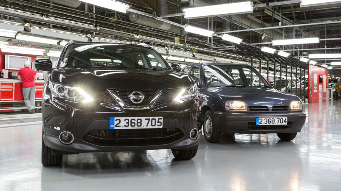 Το Qashqai ξεπέρασε σε παραγωγή το Micra