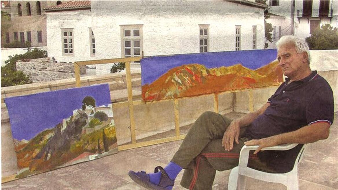 H Ελένη Μπίστικα αποχαιρετά τον μεγάλο ζωγράφο Παναγιώτη Τέτση