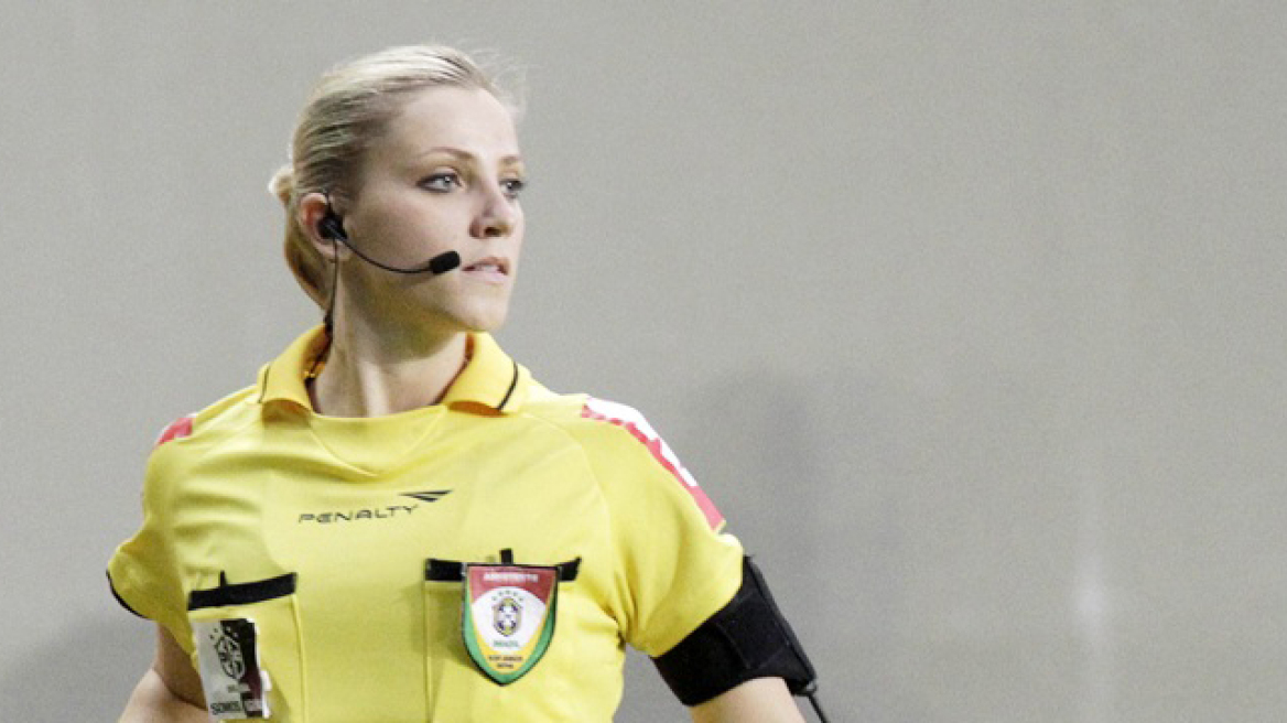 Fair and beautiful female referees (video)