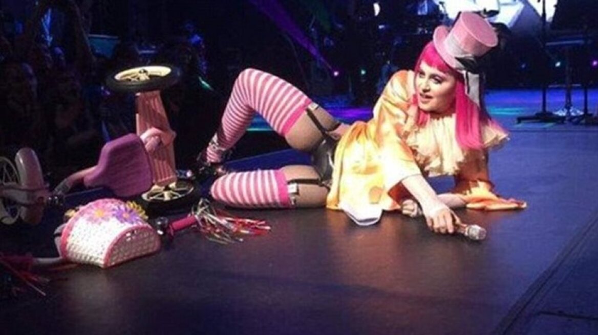Madonna drunk on stage pays emotional tribute to her son