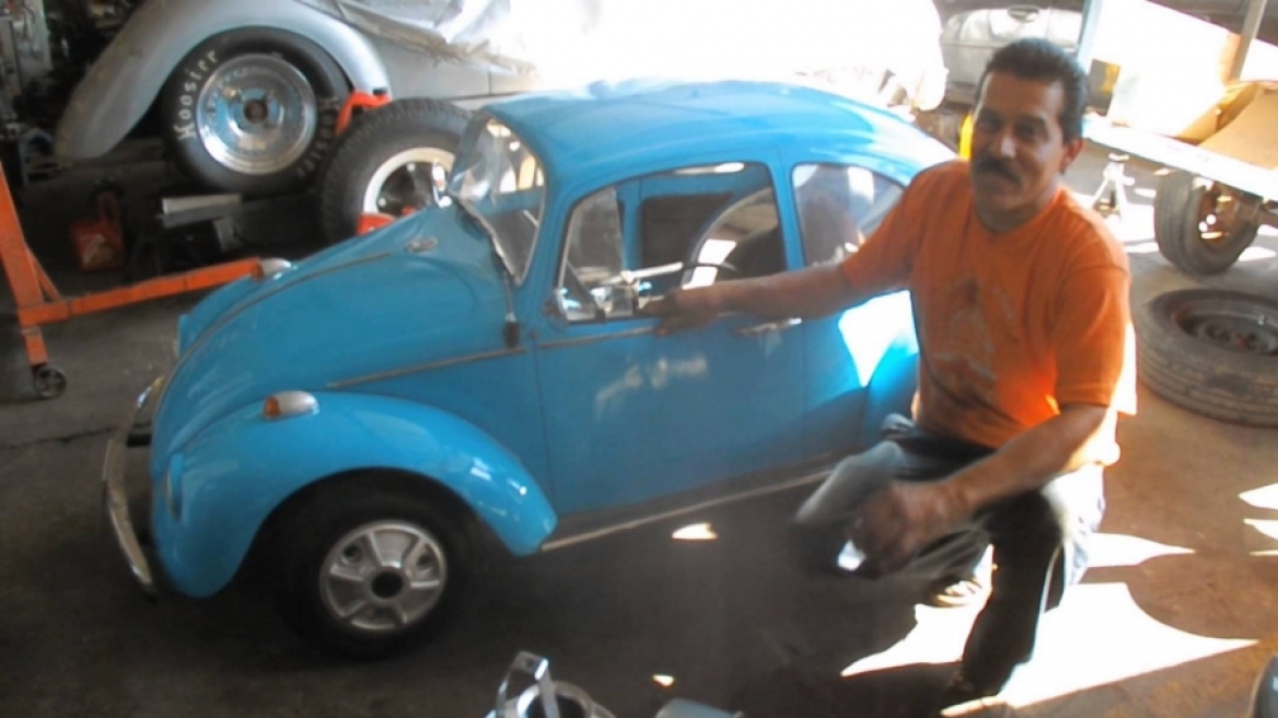 Σκαραβαίος - νάνος που τον... σηκώνεις ολόκληρο για να μπεις μέσα (ΒΙΝΤΕΟ)