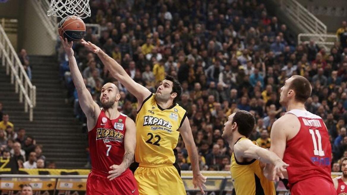 Θρίαμβος πρωτιάς σε ματσάρα για Ολυμπιακό -100-93 την ΑΕΚ