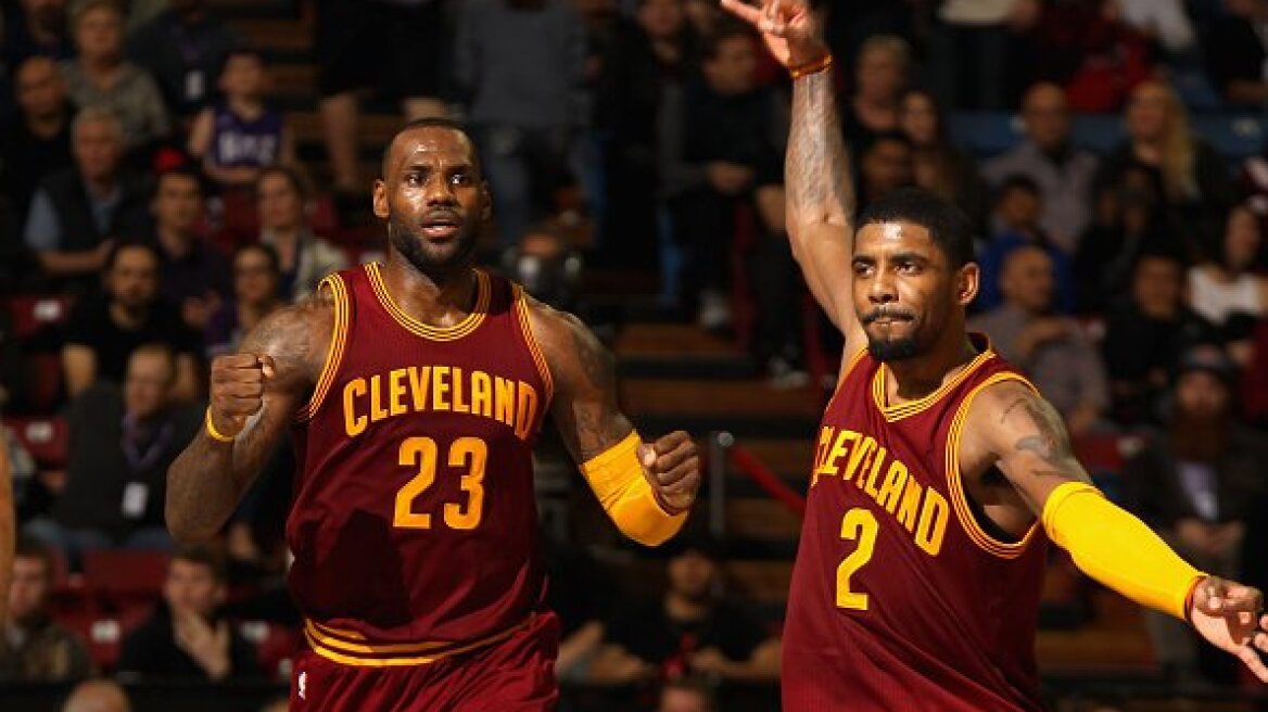 Τρίποντο ο Έρβινγκ, τρελός πανηγυρισμός ο ΛεΜπρον! 