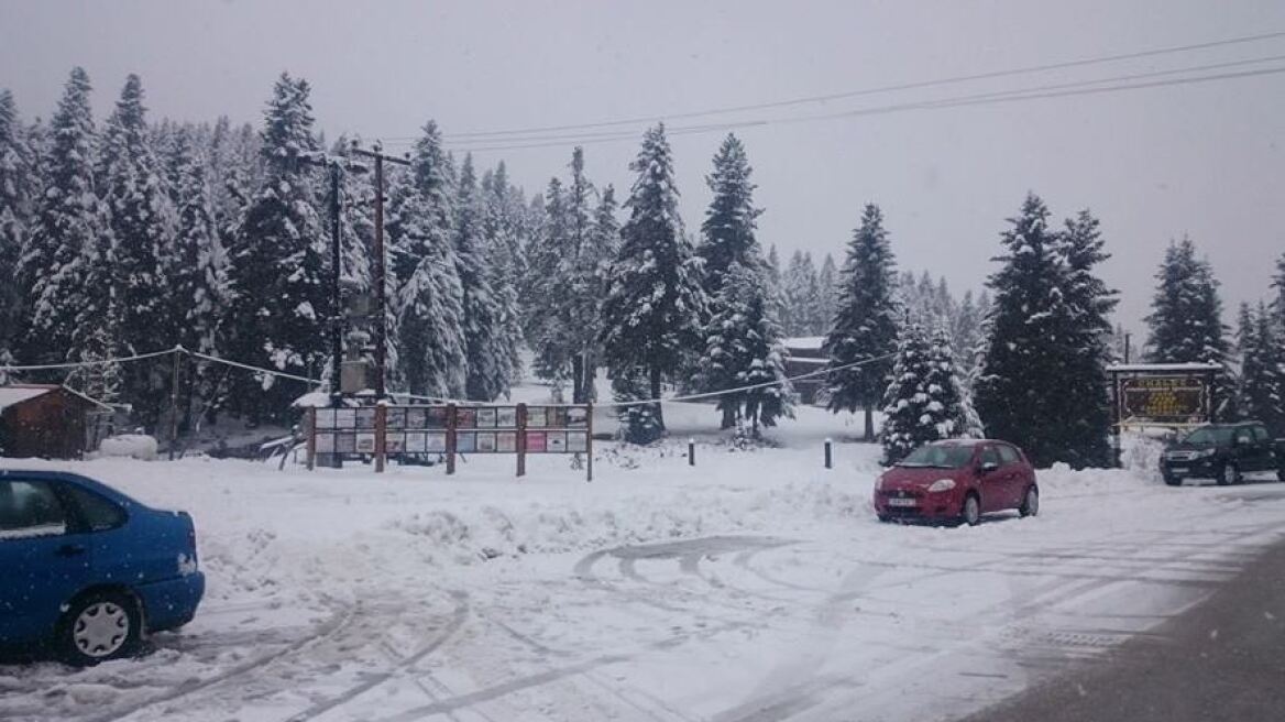 Καθαρά Δευτέρα με 40 πόντους χιόνι στα Τρίκαλα 