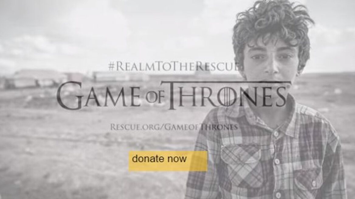 Game of Thrones stars for refugees (video)