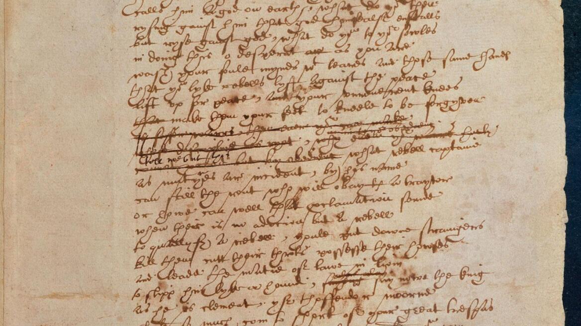 Shakespeare defends refugees, as a manuscript reveals