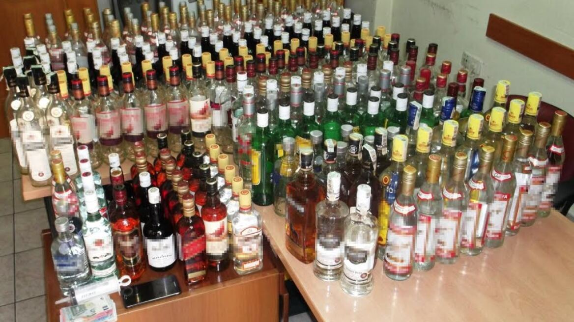 Σέρρες: Έφερνε χύμα ποτά από τη Βουλγαρία και τα εμφιάλωνε