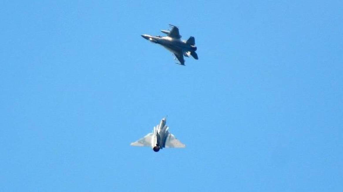 «Αερομαχία» ελληνικών και τουρκικών πολεμικών στο Κεντρικό Αιγαίο