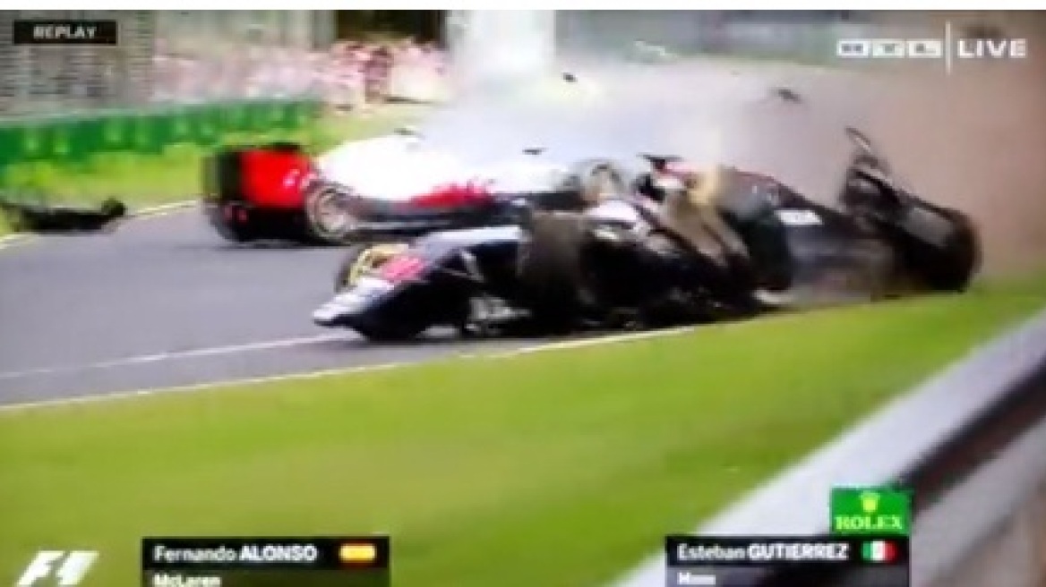 Βίντεο: Το τρομακτικό ατύχημα των Αλόνσο, Γκουτιέρεζ