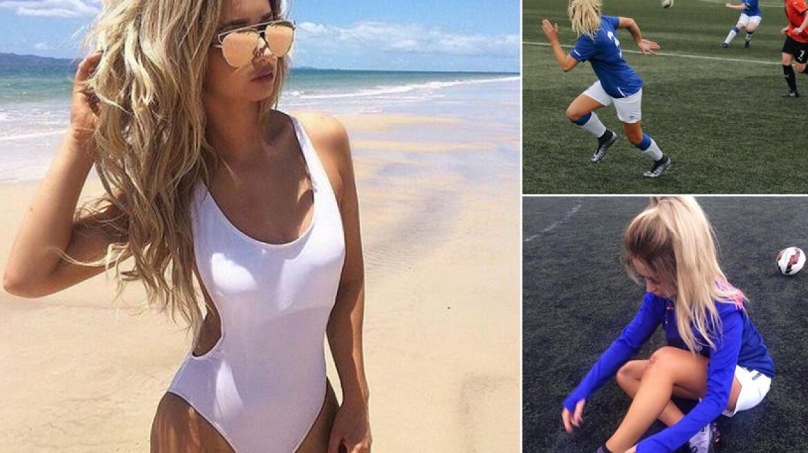 Football is sexy. Meet Everton player Laura (hot pics+twerk vine)