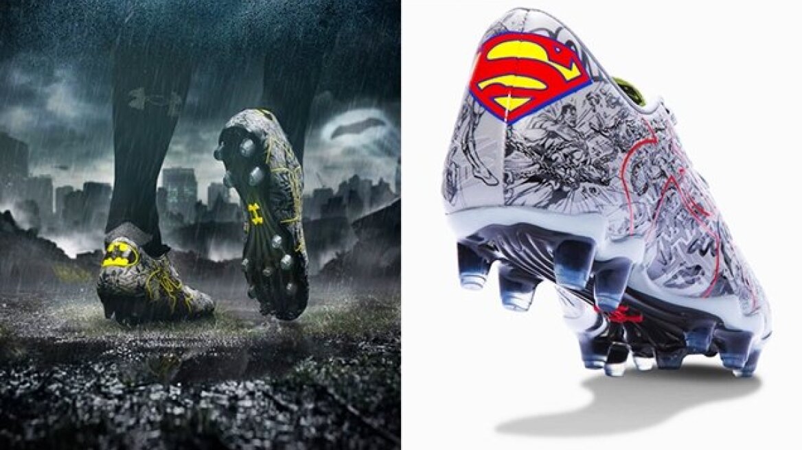 Ποδοσφαιρικά παπούτσια Batman vs Superman!
