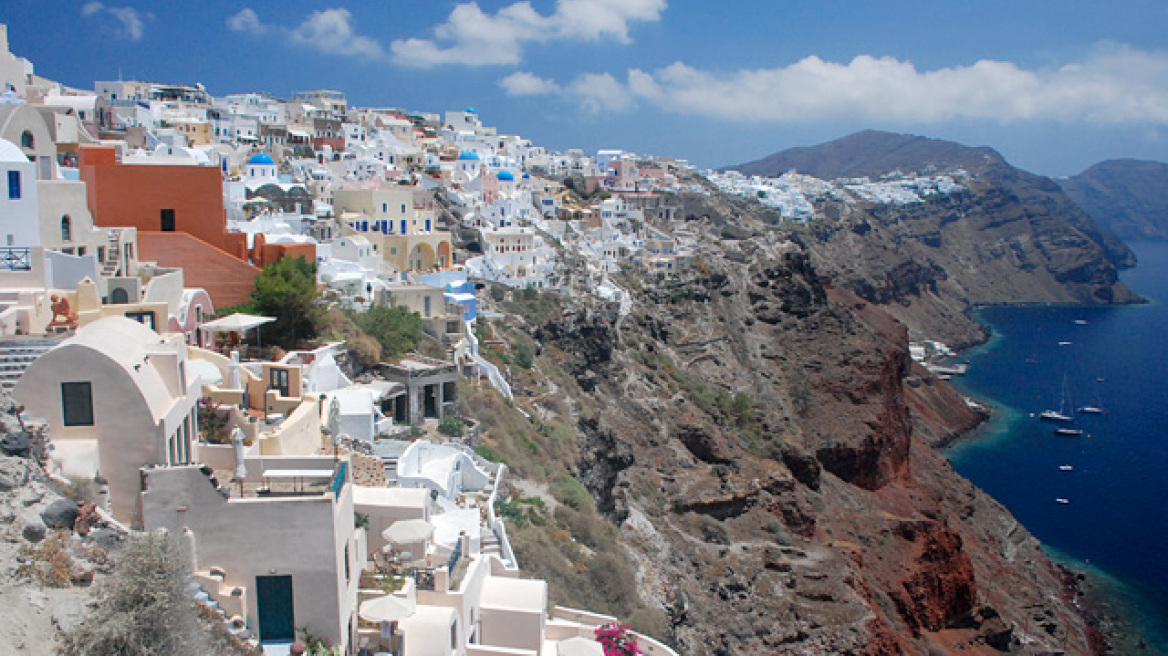 Watch Santorini’s landscape from a different angle