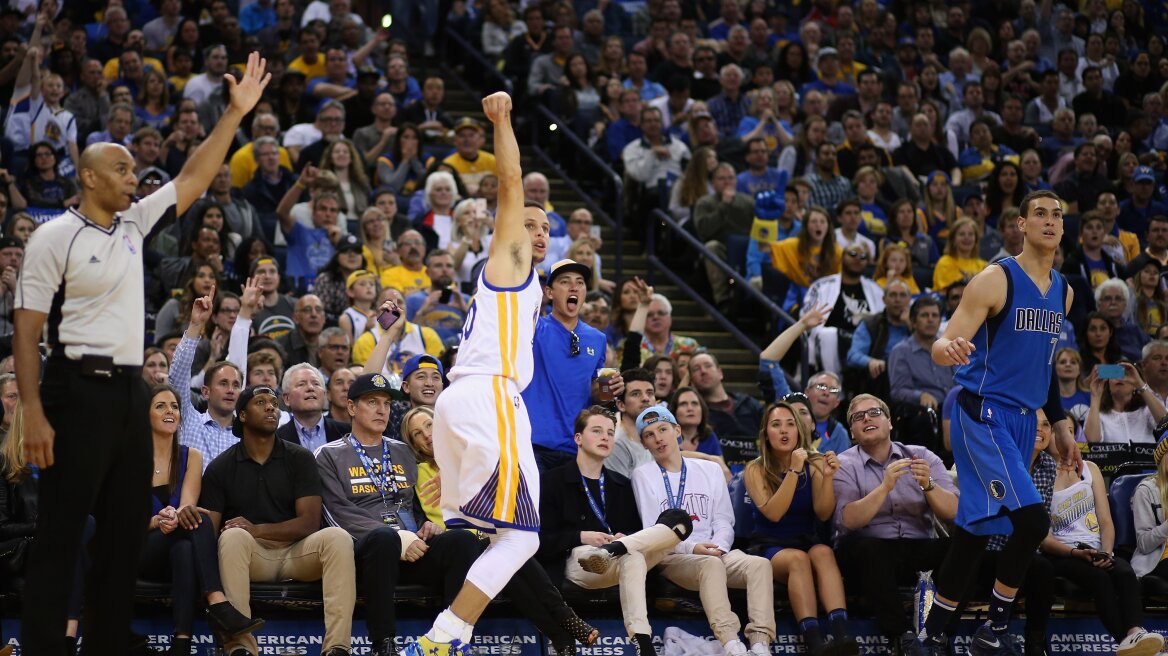 Νέο ΤΡΕΛΟ τρίποντο από τον Στεφ Κάρι! (vid)