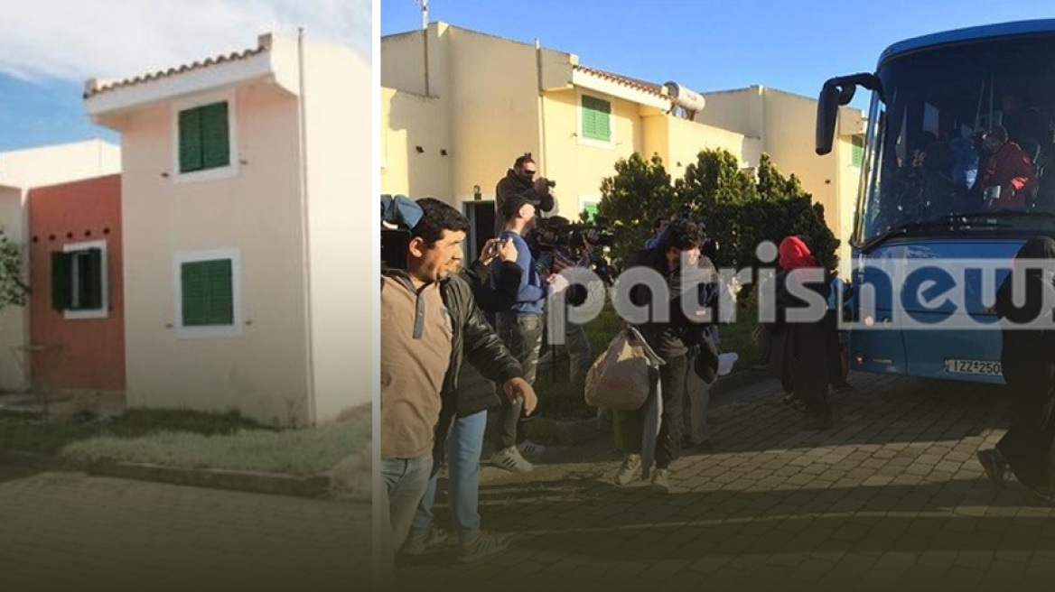 First refugees arrive at Kyllini refugee centre