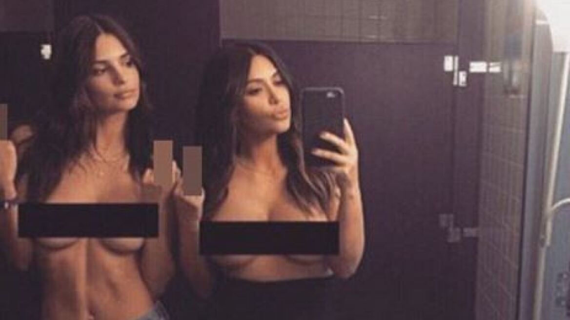 Emily και Kim ποζάρουν ημίγυμνες και «σπάνε» το Internet