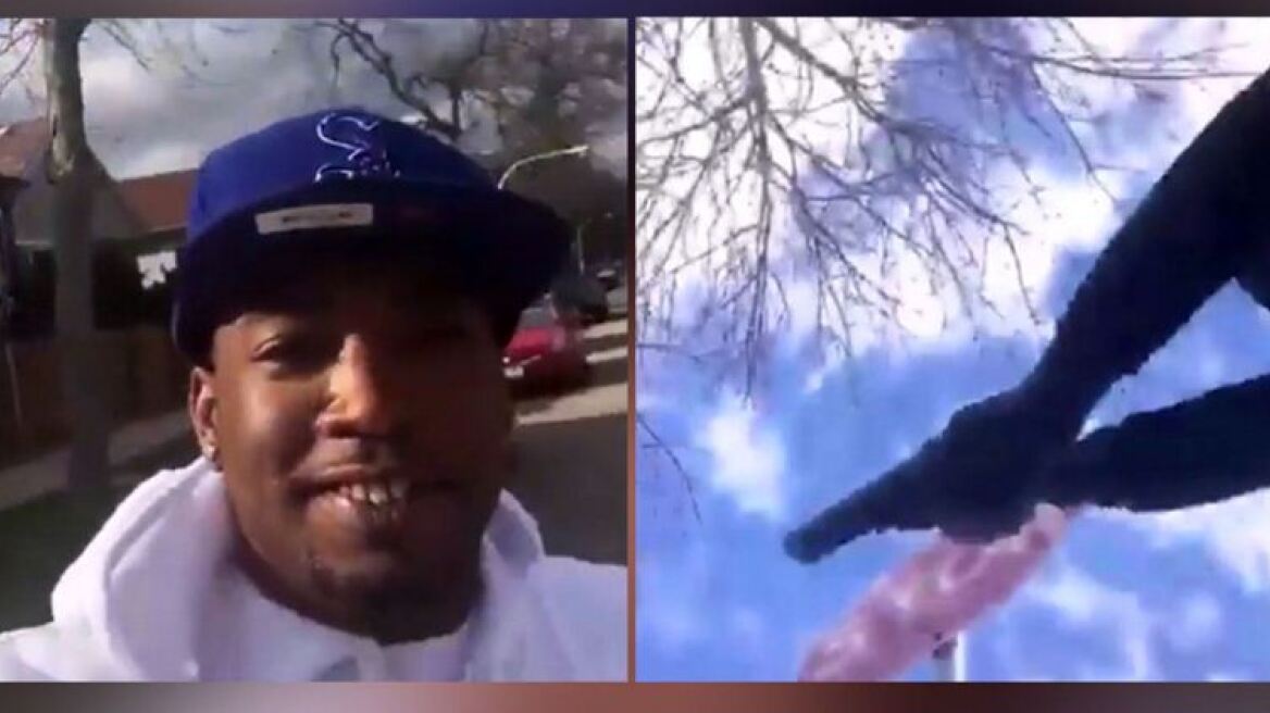 Σοκαριστικό βίντεο: Μεταδίδει live την ίδια του την δολοφονία