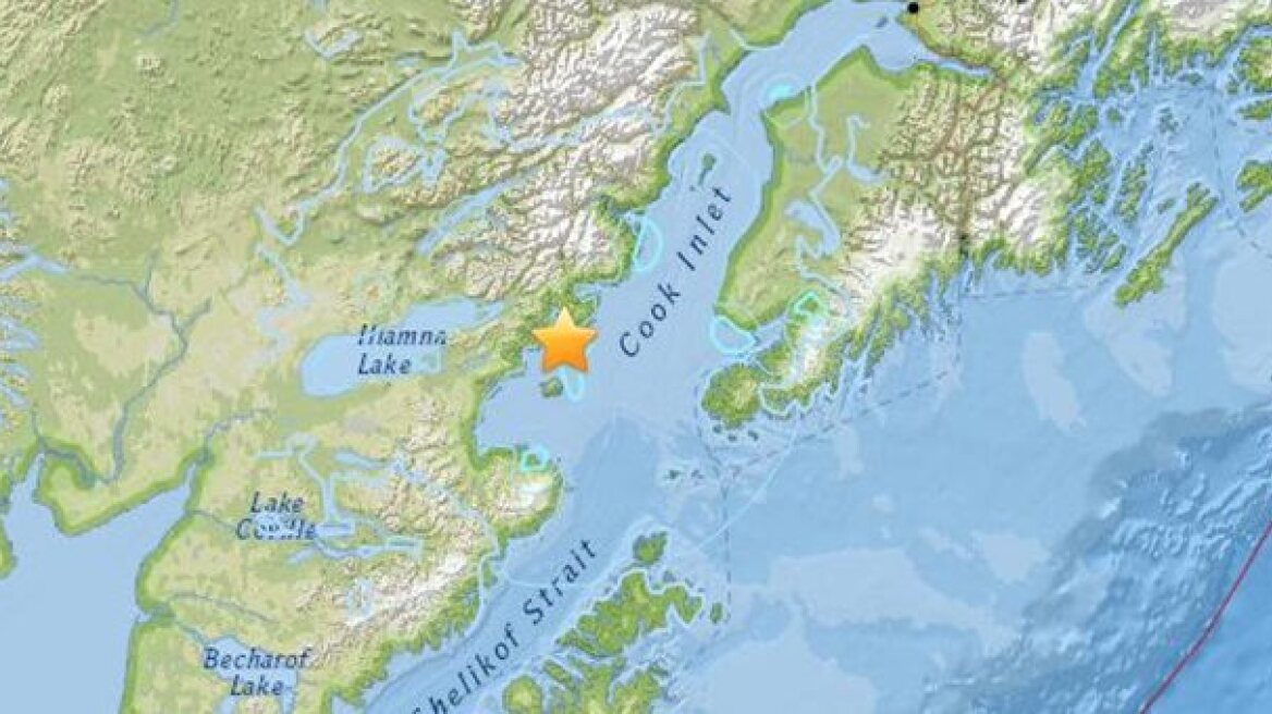 Σεισμός 6,2 Ρίχτερ στη νοτιοδυτική Αλάσκα