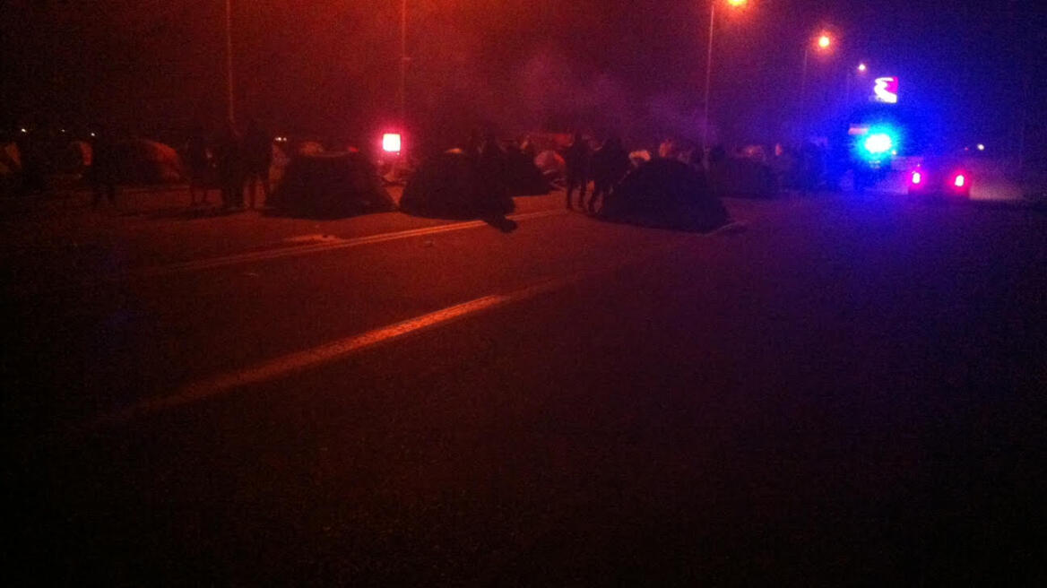 Κανονικά η κυκλοφορία στην Εθνική οδό Θεσσαλονίκης- Ευζώνων 